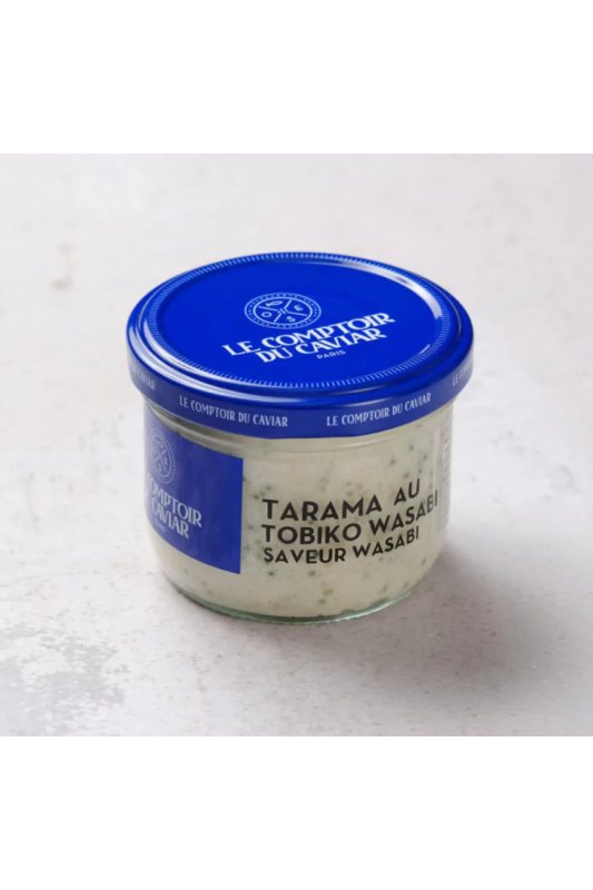 Tarama with wasabi tobiko (9%)