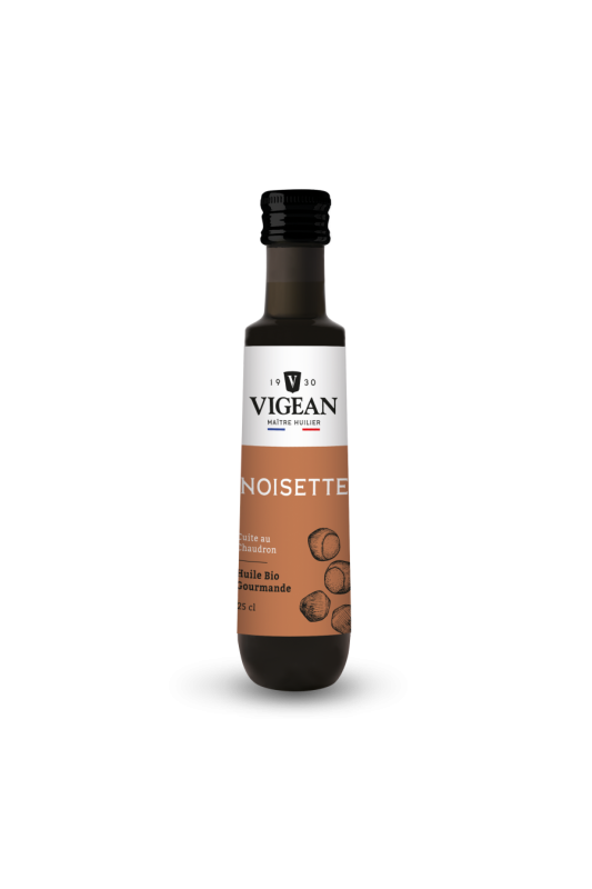 Huile de noisette gourmande 250mL - Huilerie Vigean