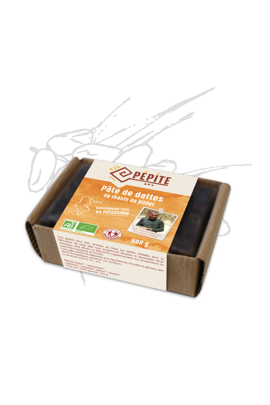 Pate de dattes 500g - Pépite