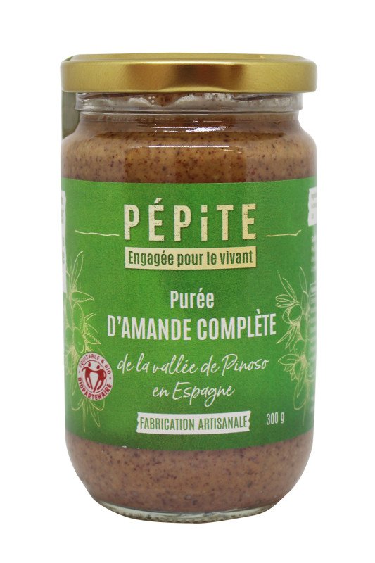 Purée d'Amande complète 300g - Pépite
