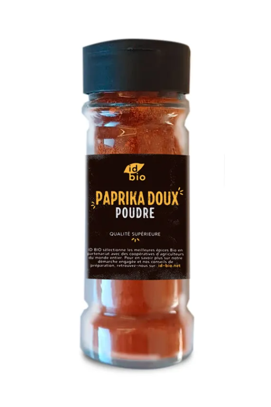 Paprika doux poudre pot verre 40g - IDBio
