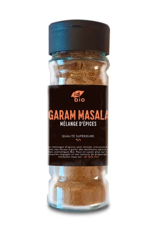 Mélange garam masala pot verre 30g - IDBio