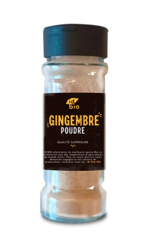 Gingembre poudre pot verre 30g - IDBio