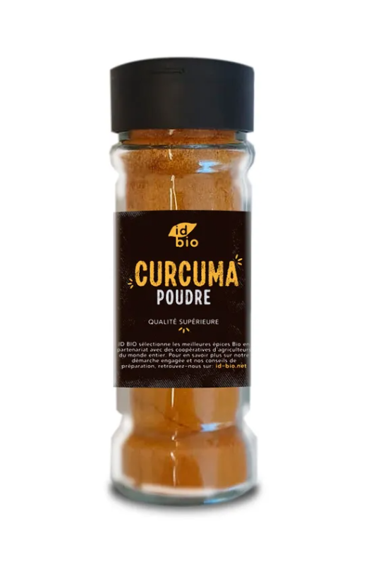 Curcuma poudre pot verre 40g - IDBio