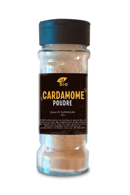 Cardamome poudre pot verre 30g - IDBio