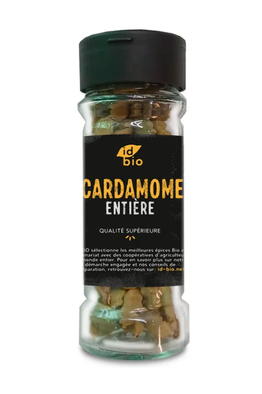 Cardamome entiere pot verre 30g - IDBio