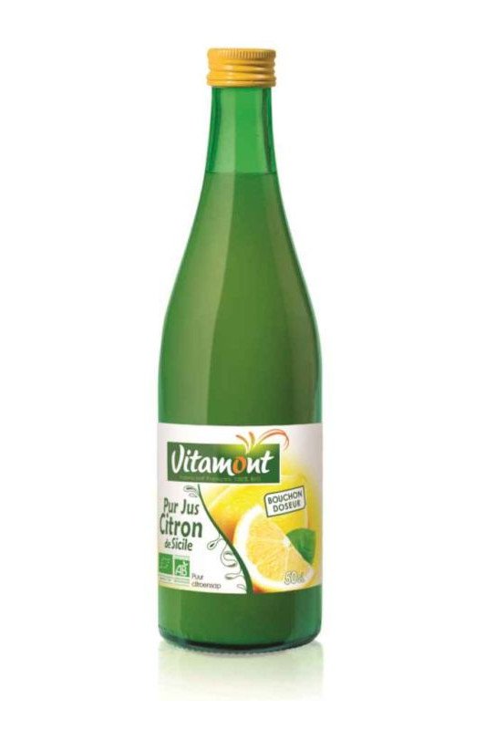 Jus de citron de sicile 500mL - Vitaliemont