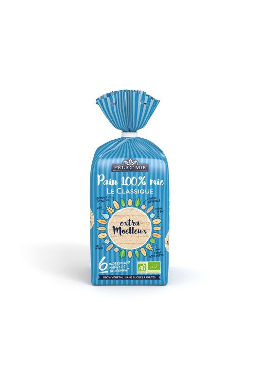 Pain de mie ecrouté nature 300g - Félici'Mie