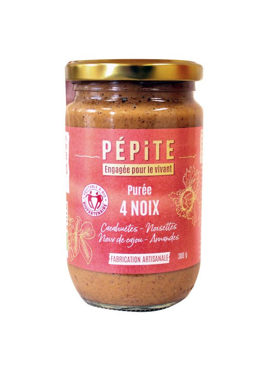 Purée 4 Noix 300g - Pépite