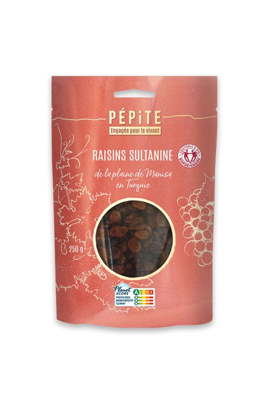 Raisin sec sultanine 250g - Pépite