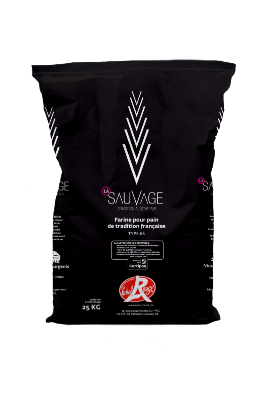 Farine La Sauvage Label Rouge 25 Kg