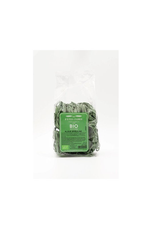 Tagliatelles à la spiruline 250g - Pâtes Fabre