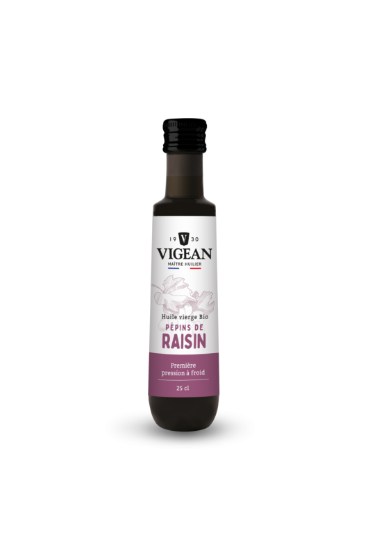 Huile de pépin de raisin 250ml - Huilerie Vigean