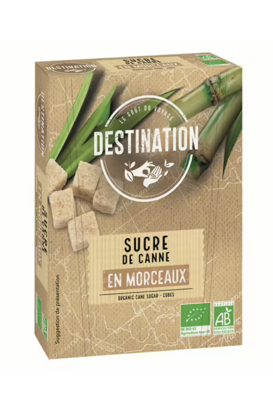 Sucre de Canne morceaux 500g - Destination
