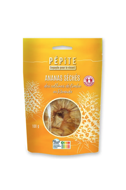 Ananas séchés 100g - Pépite