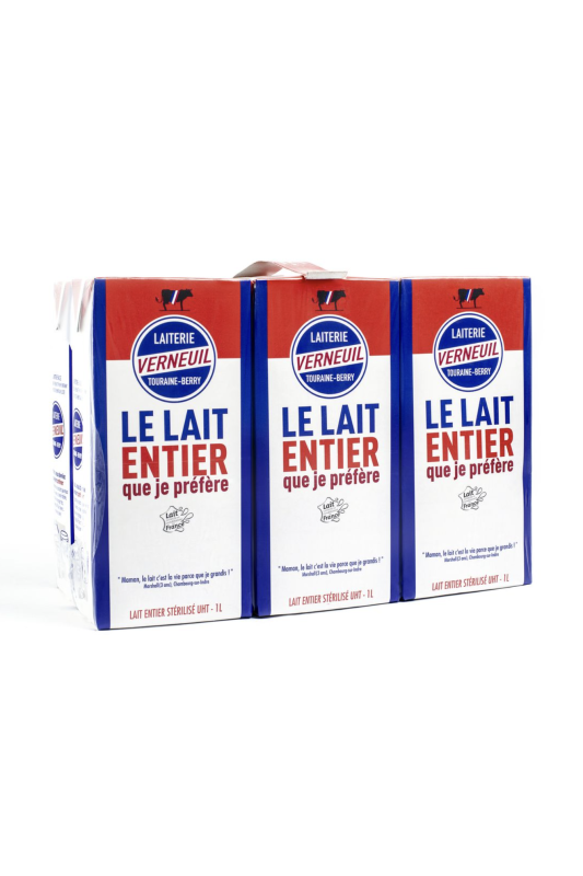 Lait UHT Entier 1L Verneuil