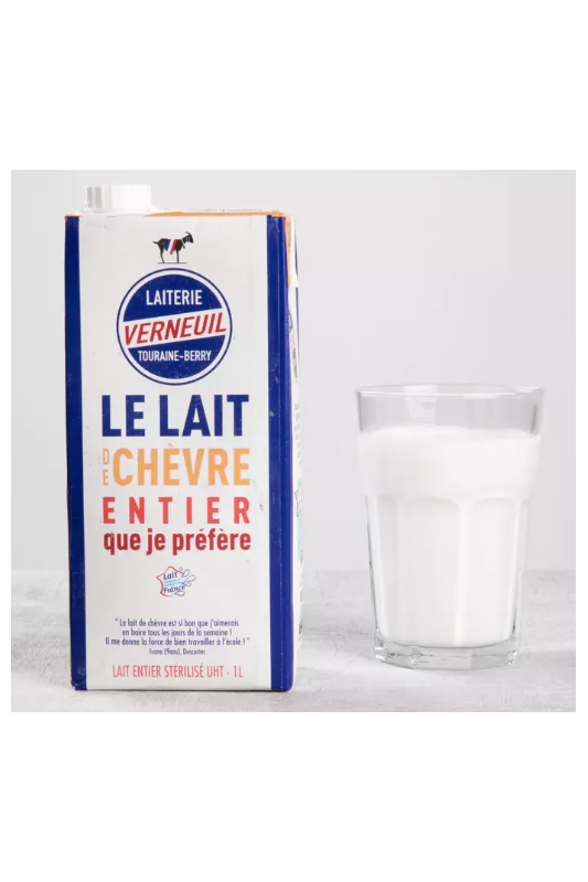 Lait de Chèvre UHT Entier 1L x6 - Verneuil