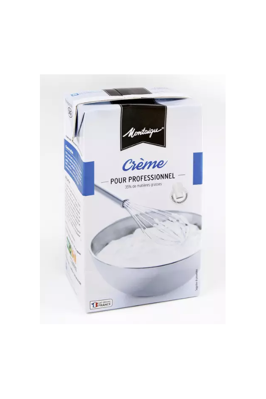Crème Stérilisée UHT 35% MG 1L x6 - Montaigu