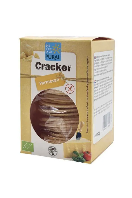 Crackers parmesan 100g - Pural