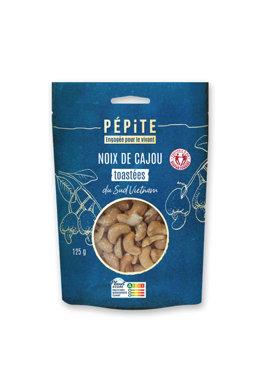 Toasted Cajou Nuts 125g - Pépite