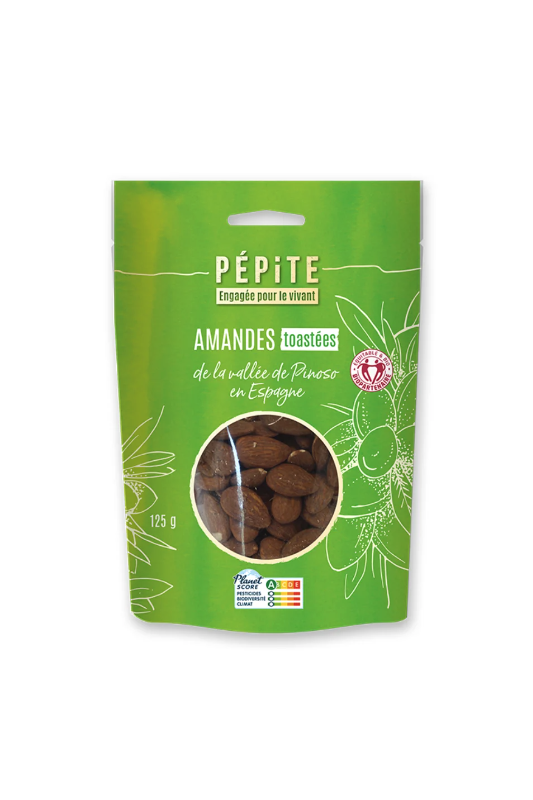 Amande Décortiquée Grillée 125g - Pépite