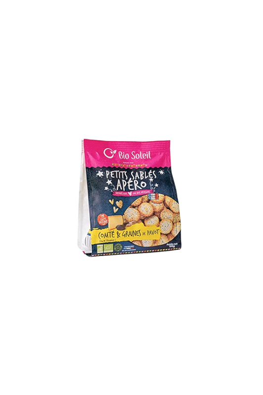 Sablés comte & Graines de pavot 100g - Bio Soleil