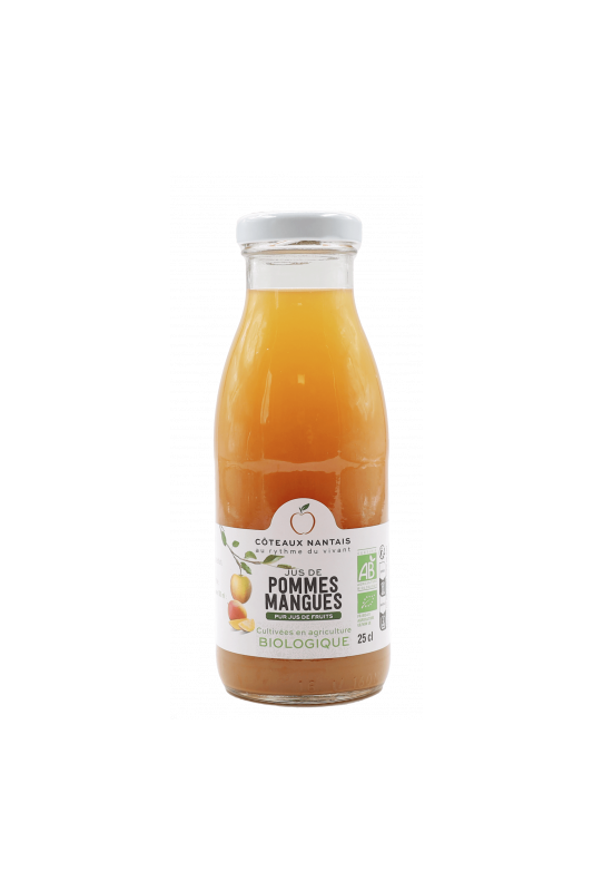 Jus de Pomme Mangue 250ml - Côteaux Nantais