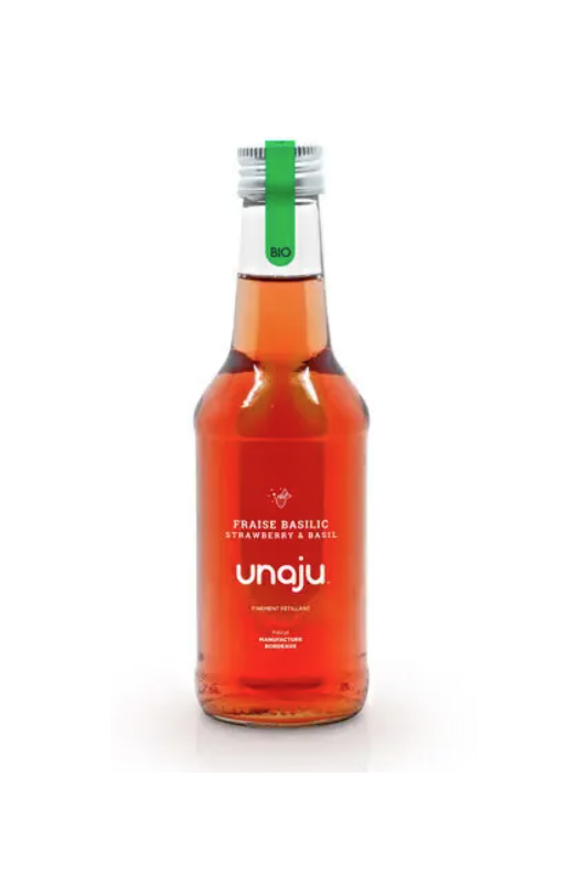 Unaju Fraise-Basilic Bio 25cl